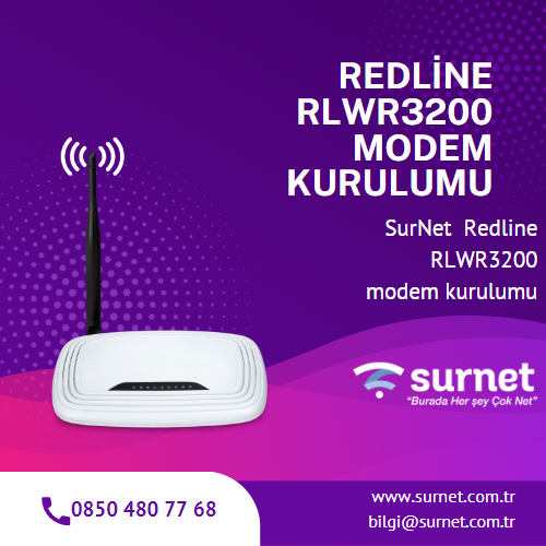 Redline RL-WR3200 Modem Kurulumu